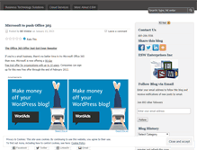 Tablet Screenshot of eswtech.wordpress.com