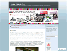 Tablet Screenshot of designoriginals.wordpress.com