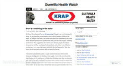 Desktop Screenshot of guerrillahealthwatch.wordpress.com