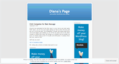 Desktop Screenshot of dianaelizabethlmp.wordpress.com
