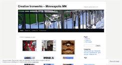 Desktop Screenshot of creativeironwerks.wordpress.com