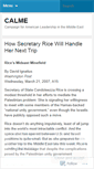 Mobile Screenshot of mideastcalm.wordpress.com
