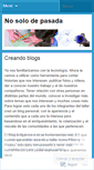 Mobile Screenshot of nosolodepasada.wordpress.com