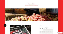 Desktop Screenshot of curranttable.wordpress.com