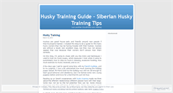 Desktop Screenshot of huskyguide.wordpress.com