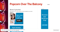 Desktop Screenshot of popcornbalcony.wordpress.com