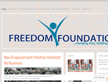 Tablet Screenshot of freedomfoundationnigeria.wordpress.com