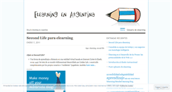 Desktop Screenshot of elearningenargentina.wordpress.com