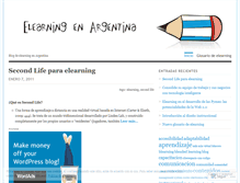 Tablet Screenshot of elearningenargentina.wordpress.com