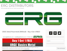 Tablet Screenshot of ergdistributors.wordpress.com