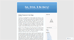 Desktop Screenshot of bemerryevents.wordpress.com