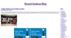 Desktop Screenshot of dentalstudent.wordpress.com