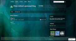 Desktop Screenshot of peterjetten.wordpress.com