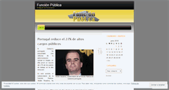 Desktop Screenshot of funcionpublica.wordpress.com