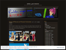 Tablet Screenshot of lurkersburrow.wordpress.com