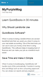Mobile Screenshot of mypurplemag.wordpress.com
