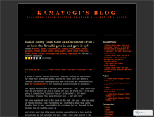 Tablet Screenshot of kamayogi.wordpress.com