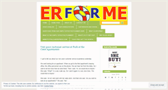Desktop Screenshot of erforme.wordpress.com