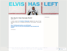 Tablet Screenshot of elvishasleft.wordpress.com