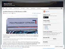 Tablet Screenshot of motorsweet.wordpress.com