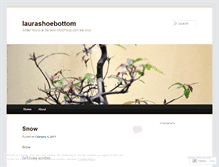 Tablet Screenshot of laurashoebottom.wordpress.com