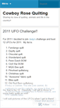 Mobile Screenshot of cowboyrose.wordpress.com
