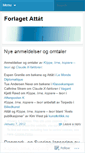 Mobile Screenshot of forlagetattat.wordpress.com