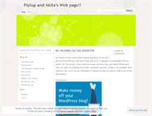Tablet Screenshot of piplup978.wordpress.com