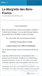 Mobile Screenshot of margelleboisfrancs.wordpress.com