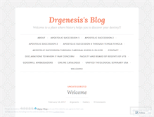 Tablet Screenshot of drgenesis.wordpress.com