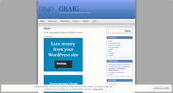 Desktop Screenshot of graigroup.wordpress.com