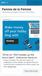 Mobile Screenshot of femmedelafemme.wordpress.com