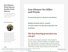 Tablet Screenshot of gunsilencer.wordpress.com