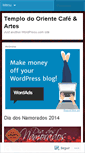 Mobile Screenshot of cafeeartes.wordpress.com