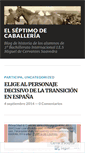 Mobile Screenshot of elseptimodecaballeria.wordpress.com