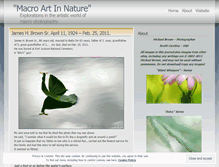Tablet Screenshot of macroartinnature.wordpress.com