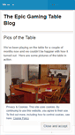 Mobile Screenshot of epicgamingtable.wordpress.com