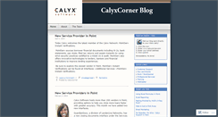 Desktop Screenshot of calyxcorner.wordpress.com