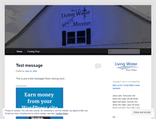 Tablet Screenshot of livingwateryork.wordpress.com