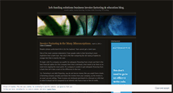 Desktop Screenshot of hrhfundingsolutionswebblog.wordpress.com