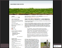 Tablet Screenshot of peaceprobe.wordpress.com