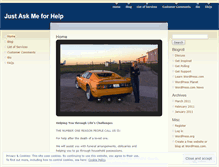 Tablet Screenshot of justaskmeforhelp.wordpress.com