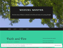 Tablet Screenshot of musicalmantha.wordpress.com