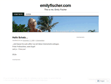 Tablet Screenshot of emilyfischer.wordpress.com