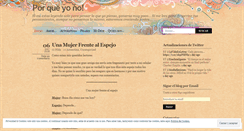 Desktop Screenshot of porqueyono.wordpress.com