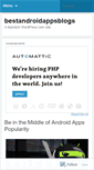 Mobile Screenshot of bestandroidappsblogs.wordpress.com