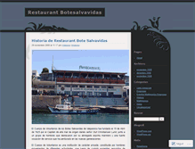 Tablet Screenshot of botesalvavidas.wordpress.com