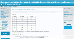 Desktop Screenshot of forumstatistik.wordpress.com