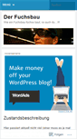Mobile Screenshot of derfuchsbau.wordpress.com