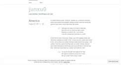 Desktop Screenshot of junxu0.wordpress.com
